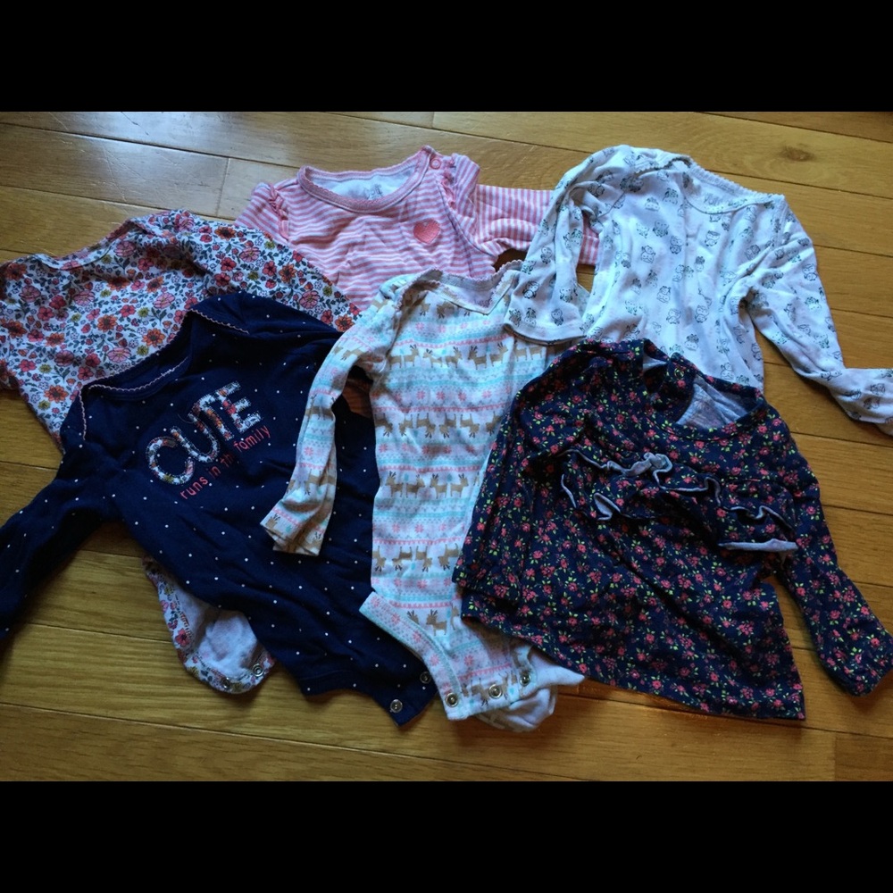 Baby Girl 9m long sleeve bundle